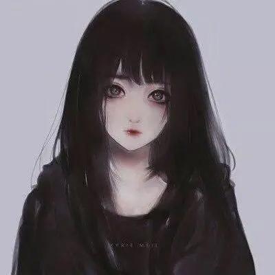 动漫女头：看着你消失在人海尽头，终于明白笑着哭最痛