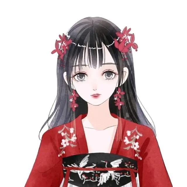 红色动漫女头已送达