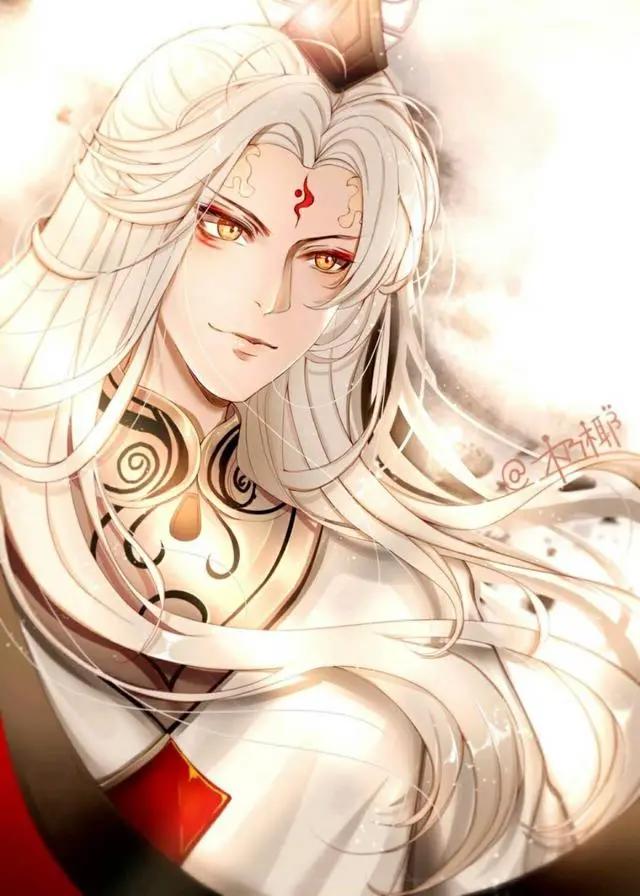 古风动漫美男子头像，风还在刮雨还在下，你何时回家！
