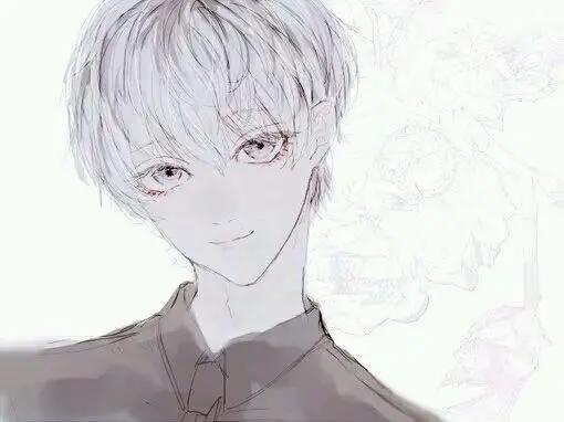 二次元动漫男生头像，在陌生的场子说着很漂亮的客套话！