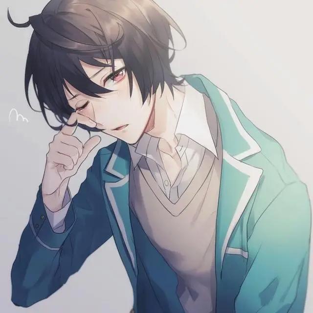 二次元动漫男生头像，我很平凡也很简单，骨子里的我却很勇敢！