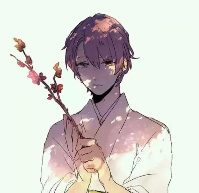 阳光开朗二次元动漫男生头像，乘一叶扁舟，世事随风！