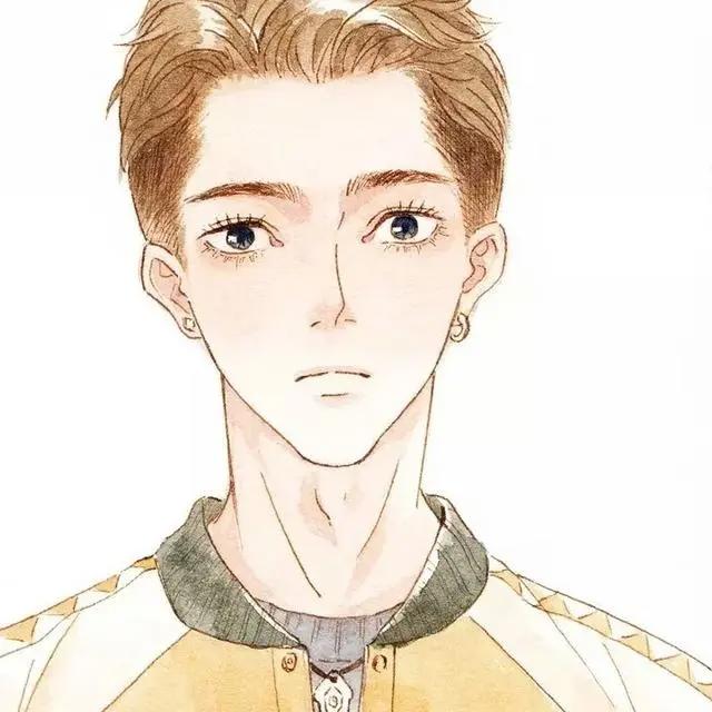 阳光开朗二次元动漫男生头像，不管发生什么别放开我的手！