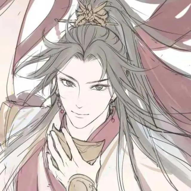 超帅气的古风动漫美男头像，若你微笑，自得繁花！