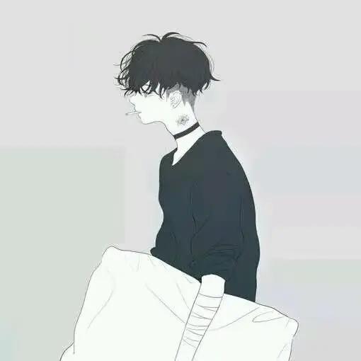 二次元动漫男生头像，别忧伤的太早，你只是经历的太少！
