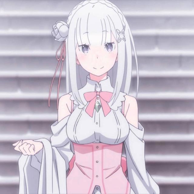 《Re：从零开始的异世界生活》菜月昴X爱蜜莉雅，动漫头像情头