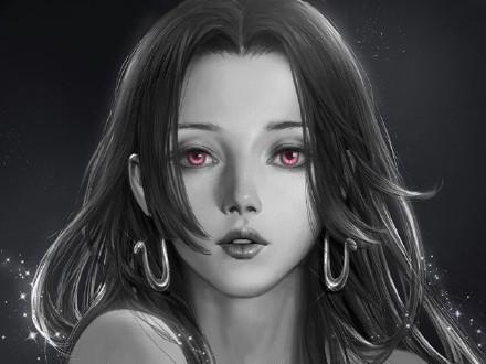 海贼王：暗黑版头像，罗看起来邪气盎然，女帝的樱桃小嘴很诱人