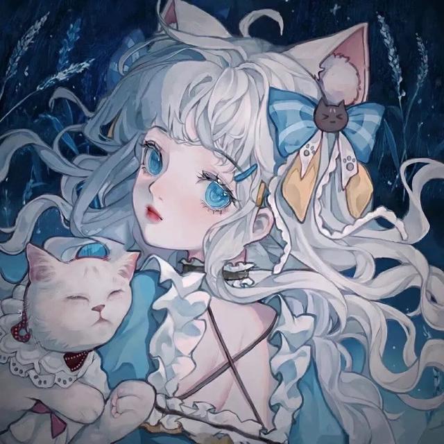 二次元唯美动漫女生头像｜似朝朝，亦暮暮