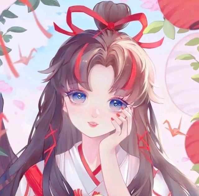 动漫女生头像:热情这东西耗尽了,就只剩下疲惫和冷漠