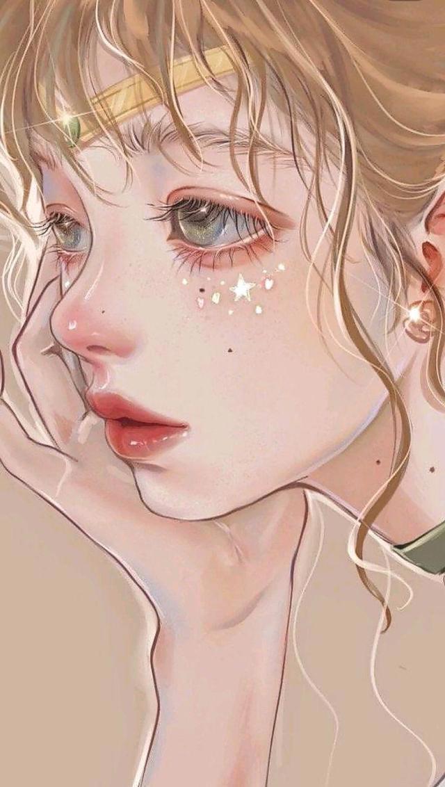 动漫女生头像:热情这东西耗尽了,就只剩下疲惫和冷漠
