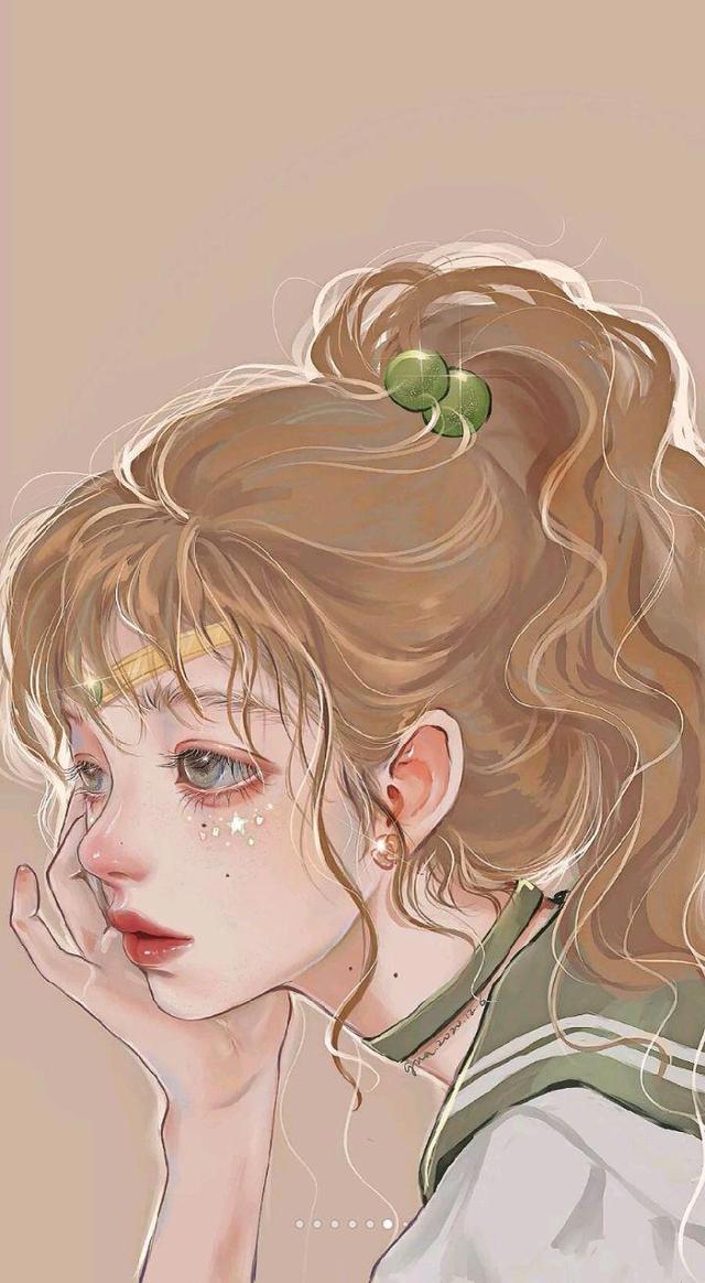 动漫女生头像:热情这东西耗尽了,就只剩下疲惫和冷漠