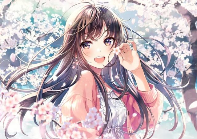 动漫女生头像：你没有如期归来，而这正是离别的意义