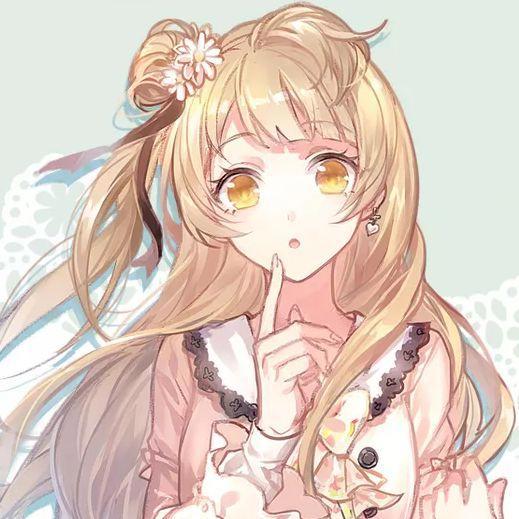 唯美动漫女生头像:希望好心情每天照常营业烦心事永久打烊
