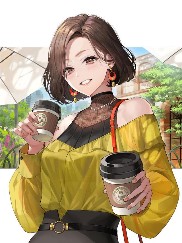 兼具可爱帅气！波波头特辑二次元女生头像