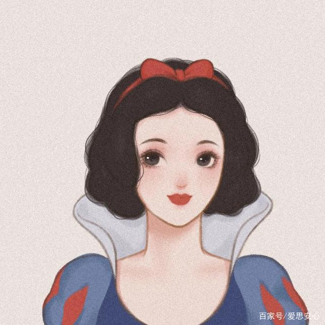 卡通动漫头像迪士尼公主系列，御姐气质风头像图片女生头像