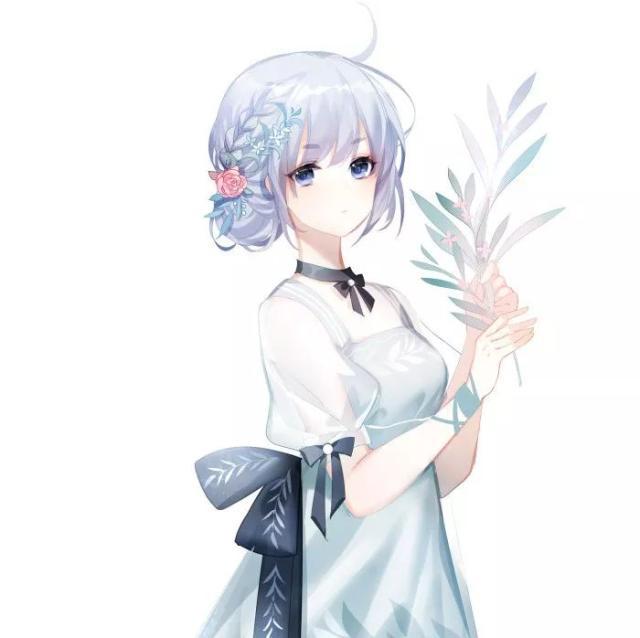 周六｜单纯：白色系女生头像