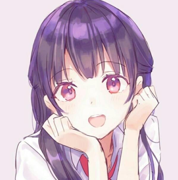动漫头像：紫发美少女系列，你更喜欢哪一个？