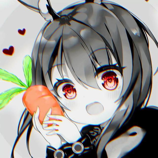 动漫头像：暗系少女系列