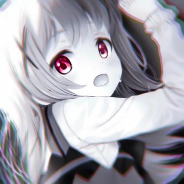 动漫头像：暗系少女系列