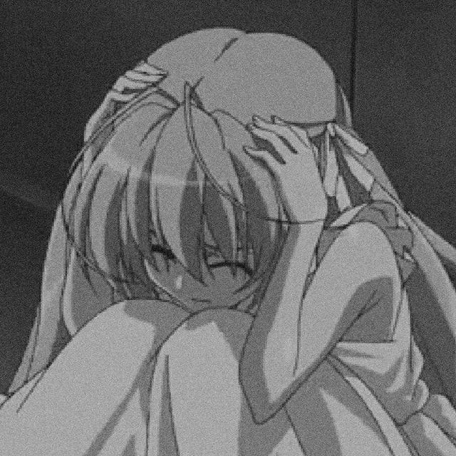 动漫头像：暗系少女系列