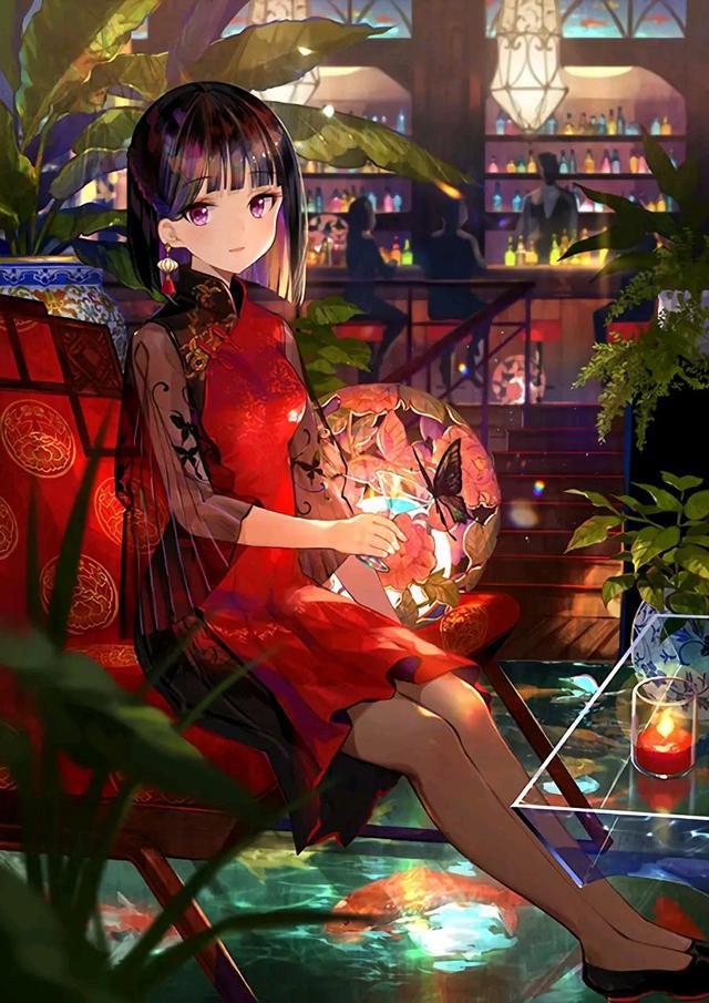 动漫女生头像：因为你没有遗憾，所以你从来都不会回头