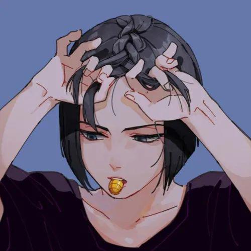 藏匿星空的温柔动漫女生头像