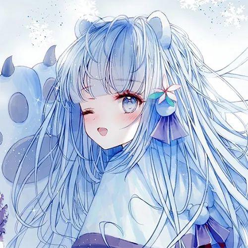 藏匿星空的温柔动漫女生头像