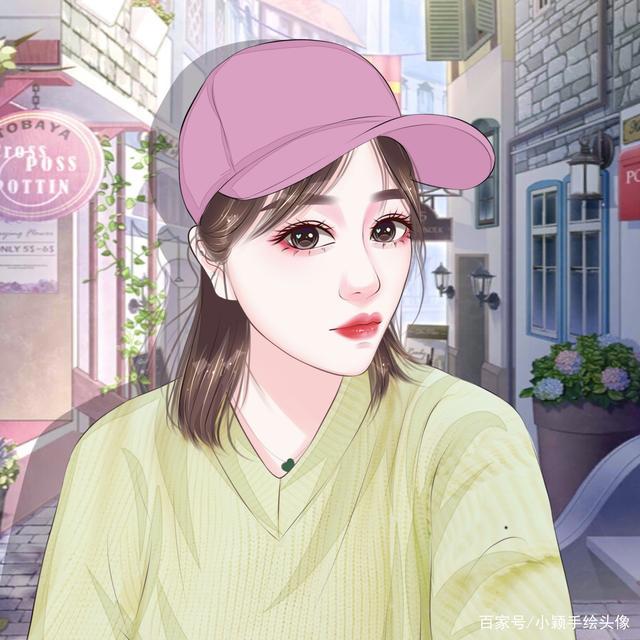 精致女生头像，美好的季节，唯美的手绘漫画头像