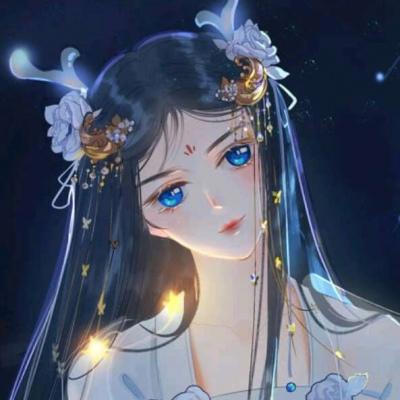 古风动漫女生头像&绕过江山错落，才发现你是人间星火