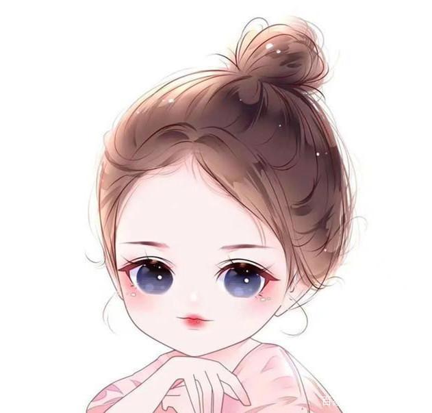 可爱又时尚的漫画风格女生微信头像！
