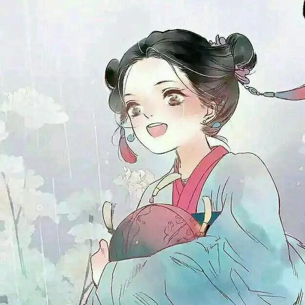 超可爱二次元动漫女生头像，爱得越深，越容易泪流到天边！