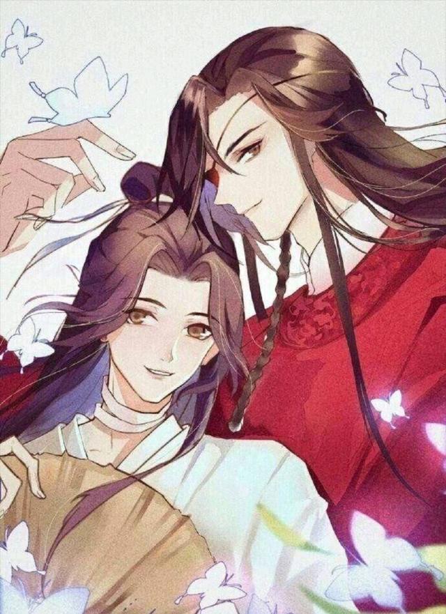 天官赐福，谢怜对花城是否一见钟情？在哪里明白自己的心意