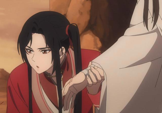 《天官赐福》花城的表情亮了,阿昭也化了眼影,贺玄的女相好美!
