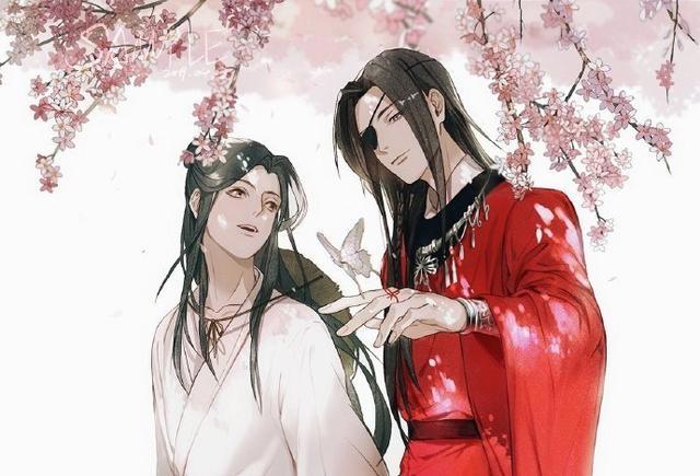 天官赐福,花城和谢怜相遇的过程,充满了感动