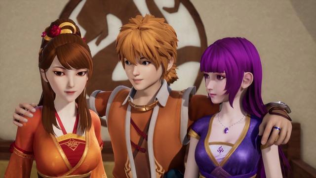 妖神记:动漫中出现的“四大美女”,谁才是聂离的最爱