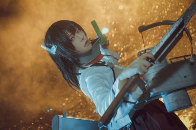 二次元cos，《舰队Collection》，帅气大风登场
