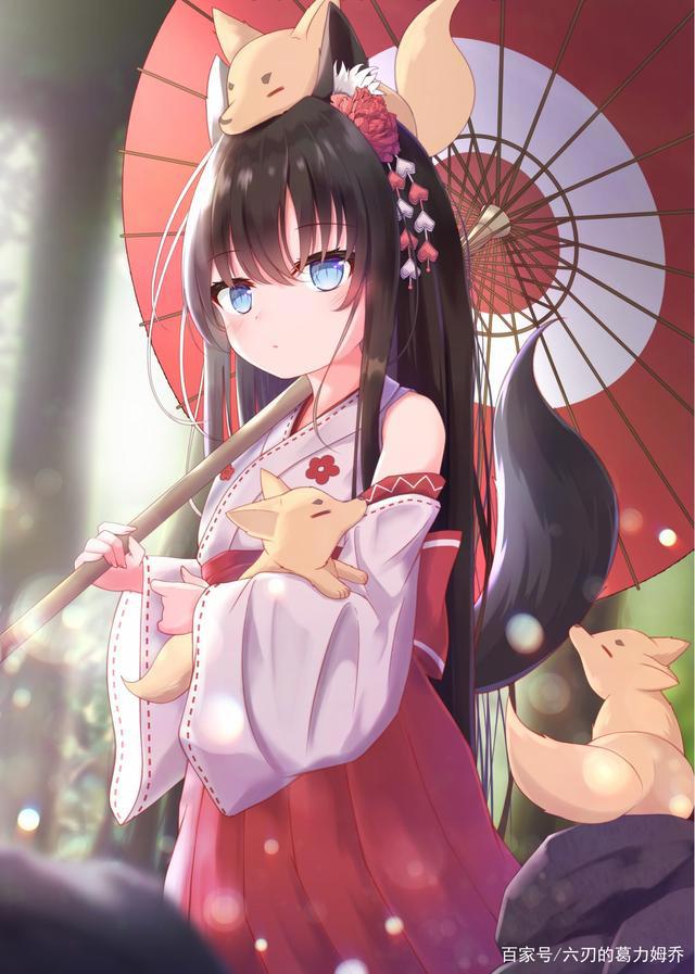 周末的福利！那些唯美的二次元红白巫女！