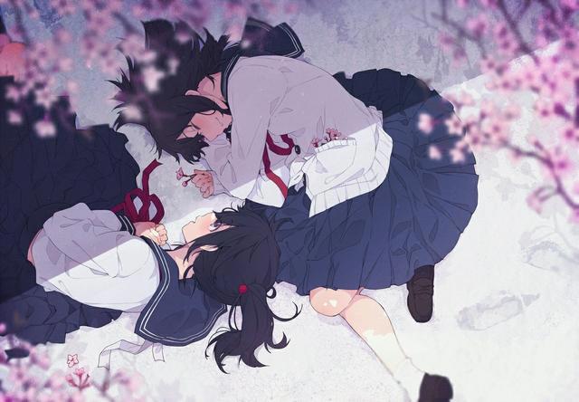 P站美图推荐——制服百合特辑