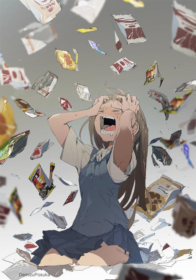 P站画师ポ～ン（出水ぽすか）这个画面内容丰富！