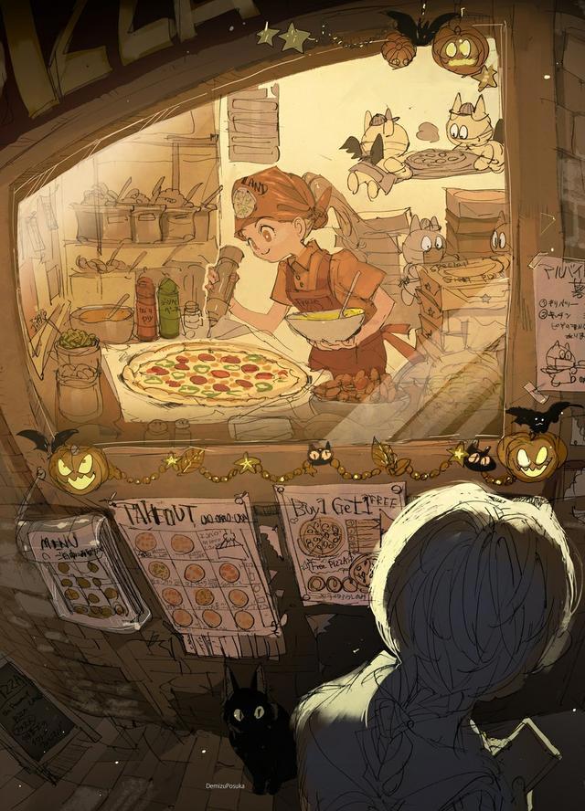 P站美图推荐——画师出水ぽすか特辑