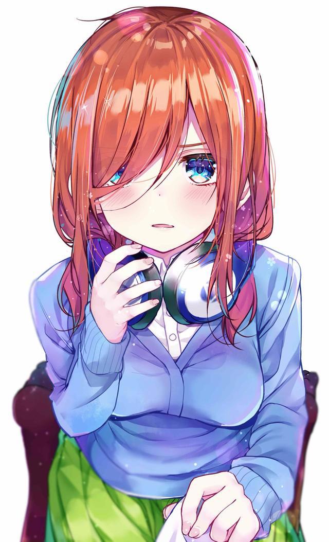 《五等分的新娘》美图：三玖降临到了我身边？P站满是她的同人图