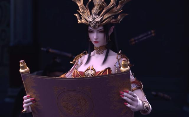 斗破苍穹：美杜莎女王再次出现，上半身细节曝光，颜值太绝了
