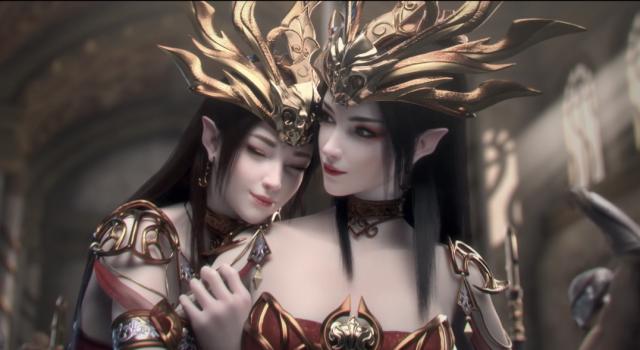 斗破苍穹美杜莎篇完结：美杜莎女王竟然有两个，妹妹是海波东爱人