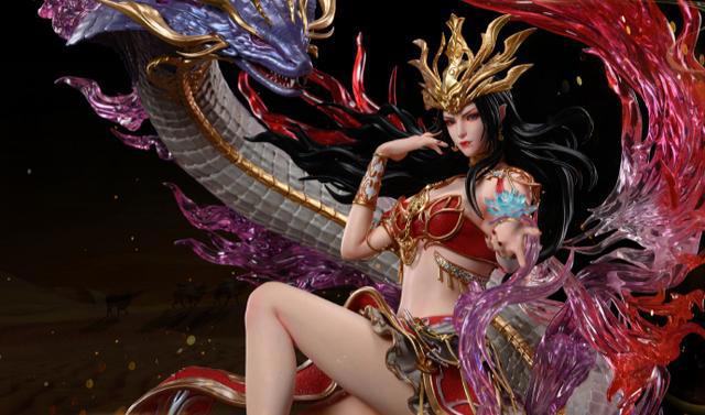 《斗破》美杜莎女王又一手办上线，腿部线条好绝，是心动的感觉