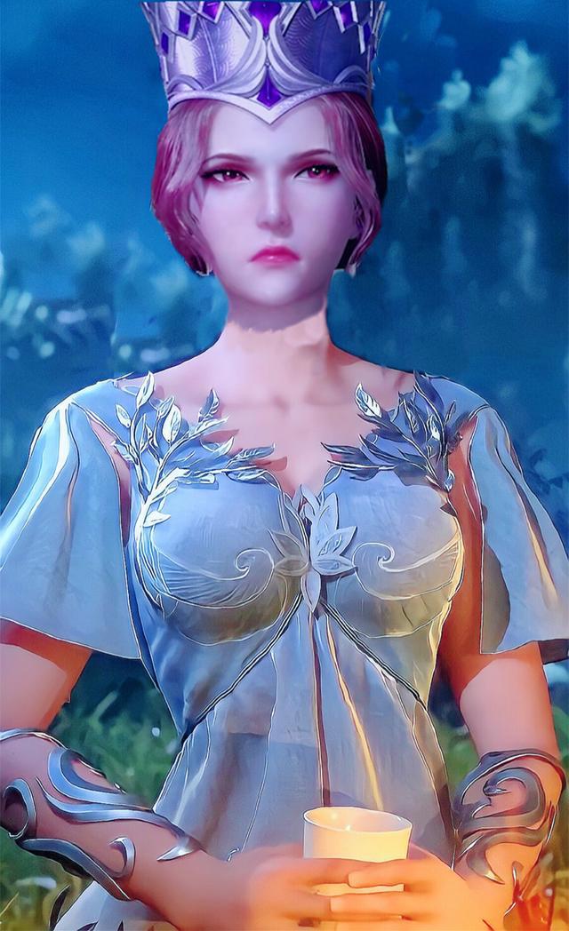 比比东终于换造型，离开教皇服的她，前后判若两人