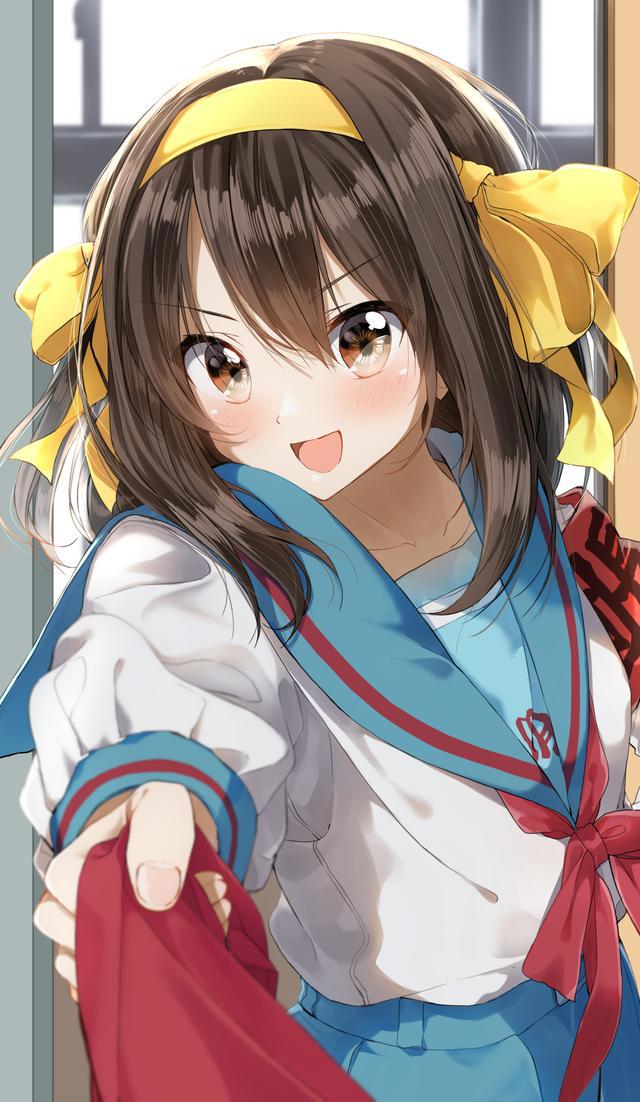 动漫壁纸：可爱的二次元美少女们望君喜欢，精选大神们的插画美图