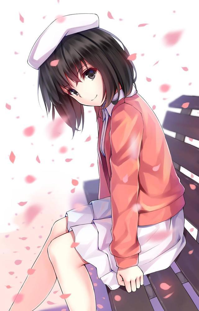 二次元美图欣赏：图1美如画，图4起大风，图5蓝白条胖次