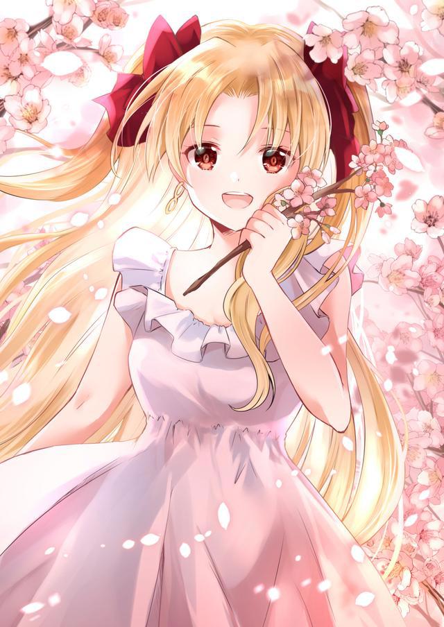 二次元美少女插画，这么可爱一定是宅男喜欢的类型