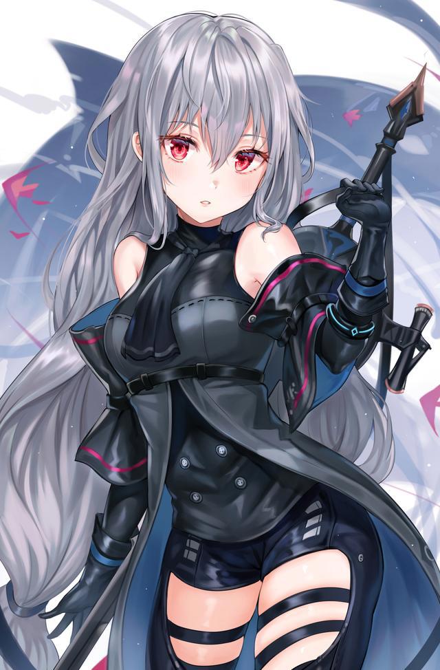 二次元美少女插画，这么可爱一定是宅男喜欢的类型