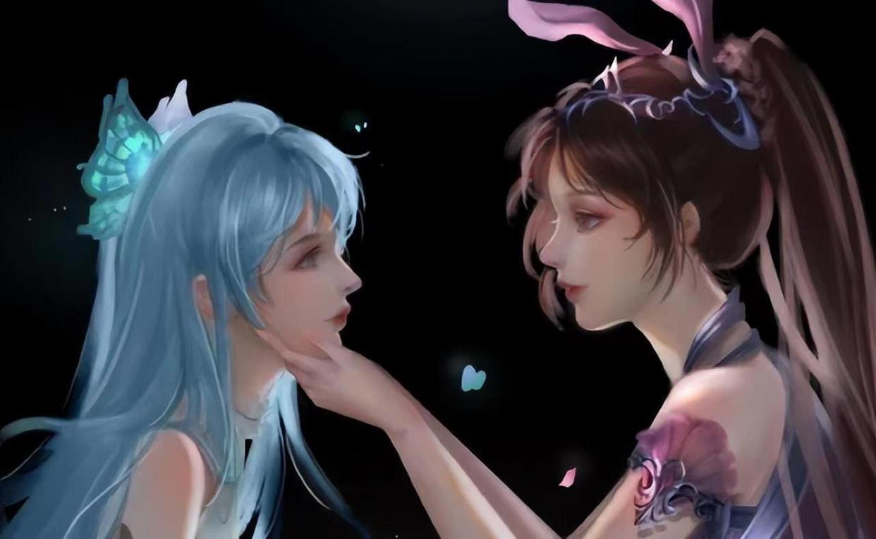 斗罗大陆：粉丝自制唐三女儿，颜值比小舞还高，蓝色发型好高级